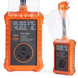 14000J RV Surge Protector 30 Amp with Safety Certification – Upgraded All-in-One Ultra Display Shows Six Real-Time Electrical Safety Indicators. A Must-Have for RV Camper Travel...