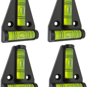 4Pcs Magnetic T Type RV Levelers, RV Parts Accessories Exterior Leveling Stablilization Levelers, Dual-use with Magnetism and Screws Mounting
