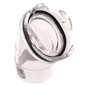 Camco 45° Clear Sewer Hose Adapter - 39432