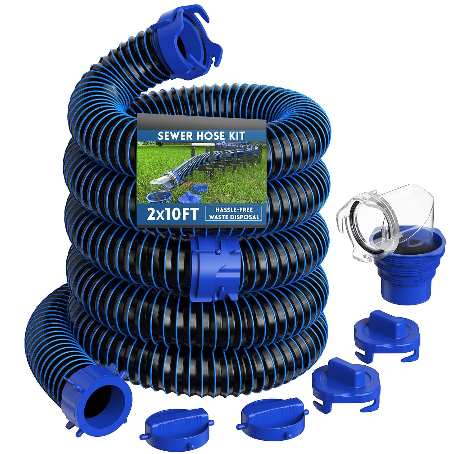 Dumpman 20ft RV sewer hose kit budget option