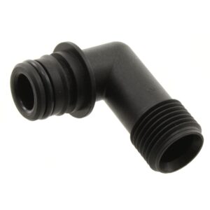 FloJet 90° L Quad Port x 1/2 M Gest Pipe Fitting - 20381-008