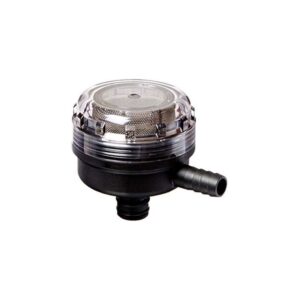 FloJet Stainless Steel Water Pump Strainer 90° 1/2 Barb - 01740012A