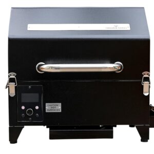 Freedom Stoves Portable Pellet Grill Smoker: Off-Grid BBQ for Camping & Tailgating, Fits Full Racks or Beer Can Chickens, 8.5LB Hopper, Peaked Lid, Dual Probes, 120V & 12V...