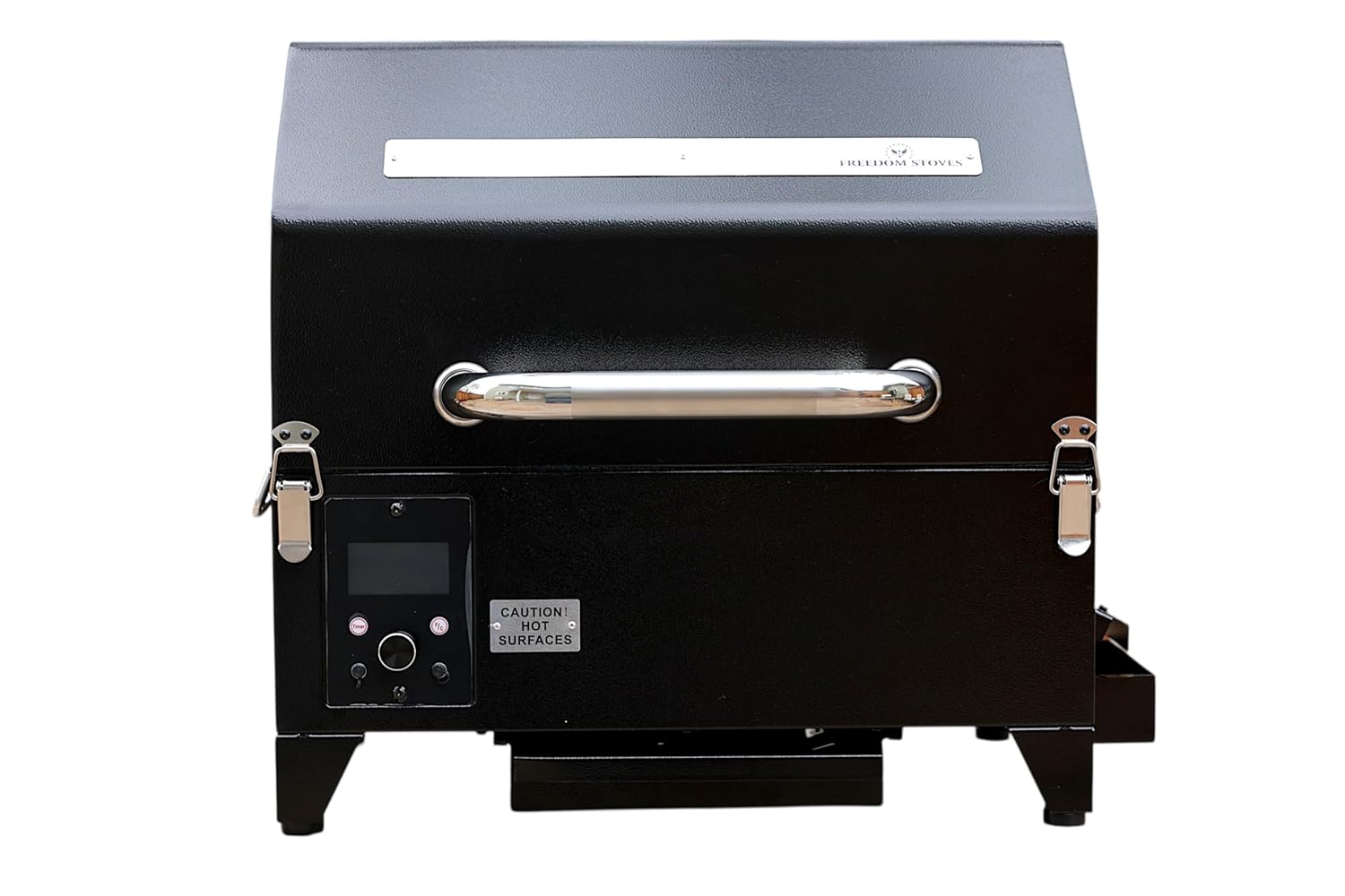 Freedom Stoves Portable Pellet Grill Smoker: Off-Grid BBQ for Camping & Tailgating, Fits Full Racks or Beer Can Chickens, 8.5LB Hopper, Peaked Lid, Dual Probes, 120V & 12V...