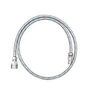 GoBluTech 5' Stainless Steel Hose - Softener to R System Quick Connect