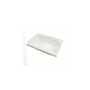Lippert Components 36 x 24 x 11 Left Hand Drain Bathtub - White - 209653
