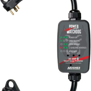 Power Watchdog PWD30, Bluetooth Surge Protector, 30 Amp, Portable, 14 Inch