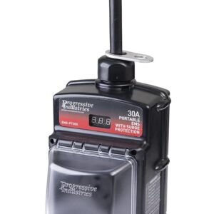 Progressive Industries 30 Amp Portable RV Electrical Management System Surge Protector (1 MIN), EMS-PT30X