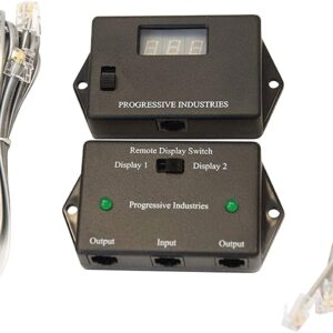 Progressive Industries 30 Amp RV Surge Protector, w/EMS-RDS Remote Digital Switch & Display for EMS-HW30C & EMS-HW50C