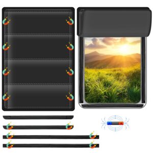 RV Door Window Shade Cover - Magnetic RV Blackout Window Cover with UV Protection and Privacy Features (25 * 16 in) Foldable Magnet Design, Waterproof Fabric, and Reflective...