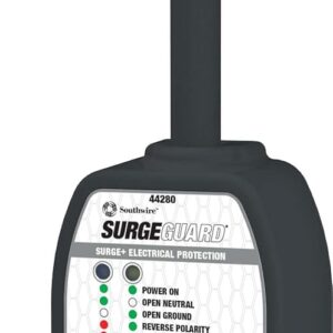 Southwire Surge Guard 30 Amp Portable RV Surge Protector with Enhanced Diagnostics, 2100 Joules, 44280