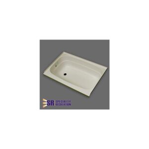 Specialty Recreation 32 x 24 x 11 Left Hand Drain Bathtub - Parchment - BT2432PL