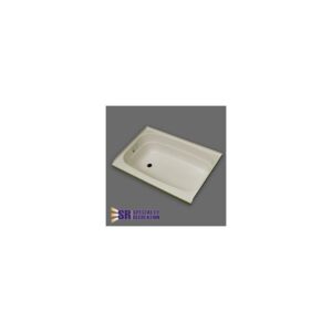 Specialty Recreation 36 x 24 x 11 Left Hand Drain Bathtub - Parchment - BT2436PL