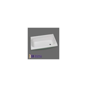 Specialty Recreation 40 x 24 x 11 Right Hand Drain Bathtub - White - BT2440WR
