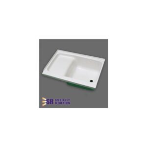 Specialty Recreation 40 x 24 x 12 Step Bathtub w/ Right Hand Drain - White - ST2440WR