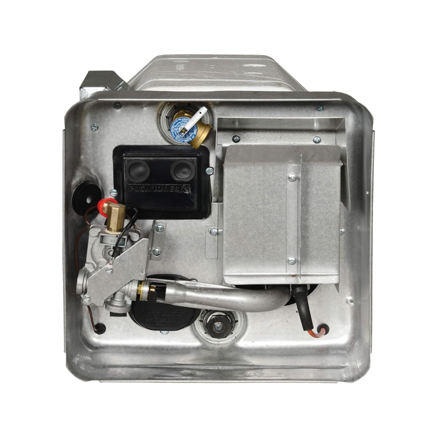 Suburban Advantage RV Tank Water Heater SW10DE - 10 gallon Porcelain Lined Steel Tank with Direct Spark Ignition (DSI) and Incoloy Electric Element (5243A)