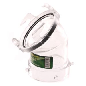 Valterra 45° Clear View Sewer Hose Adapter - T1026-1