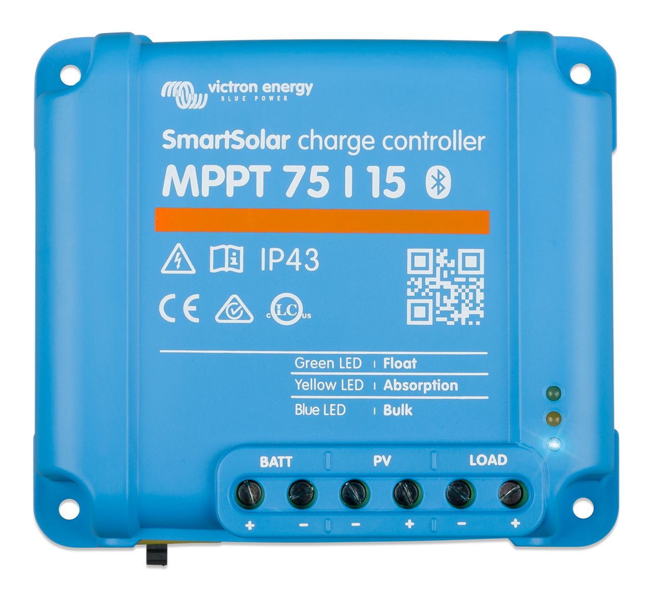 Victron Smart Solar 15A MPPT Charge Controller 75 15 Bluetooth Integrated