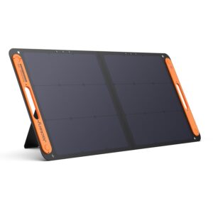 Jackery SolarSaga 100W Portable Solar Panel for Explorer 240/300/500/1000/1500 Power Station, Foldable Solar Cell Solar Charger with USB Outputs for Phones,Ideal for Rooftops...