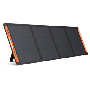 Jackery SolarSaga 200W Portable Solar Panel,IP68 Foldable Bifacial Solar Panels,Compatible with Jackery Explorer Power Station and Solar Generator,for Rooftops Outdoor Camping...
