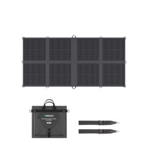 Renogy 200 Watt Solar Panel Blanket, N-Type Portable Foldable Solar Panels, 25% High Efficiency Lightweight 8-Fold Space-Save, QC3.0 USB-A&Type-C Output, For Camping, RV, SUV,...
