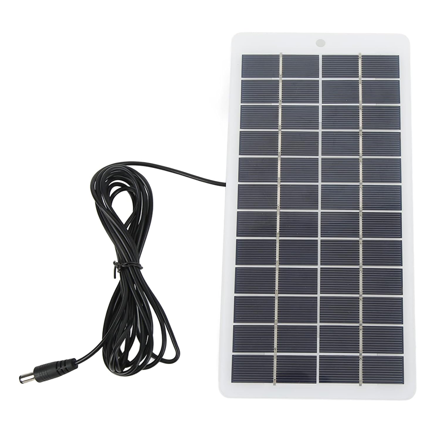 Solar Panel, 5W 12V Portable High Efficiency Solar Module Polycrystalline Solar Power Panel with DC Interface, Energy Saving Solar Charger Panel for Emergency Lights, Small Solar