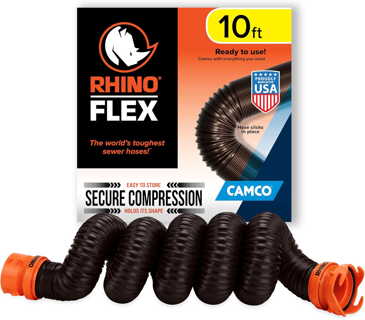 RV sewer management - Extended 25 foot sewer hose for distant dump stations