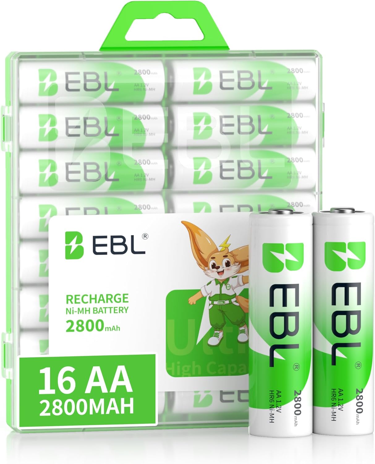 EBL Rechargeable Battery Set