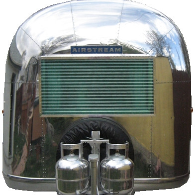 Vintage RV fiberglass panel restoration