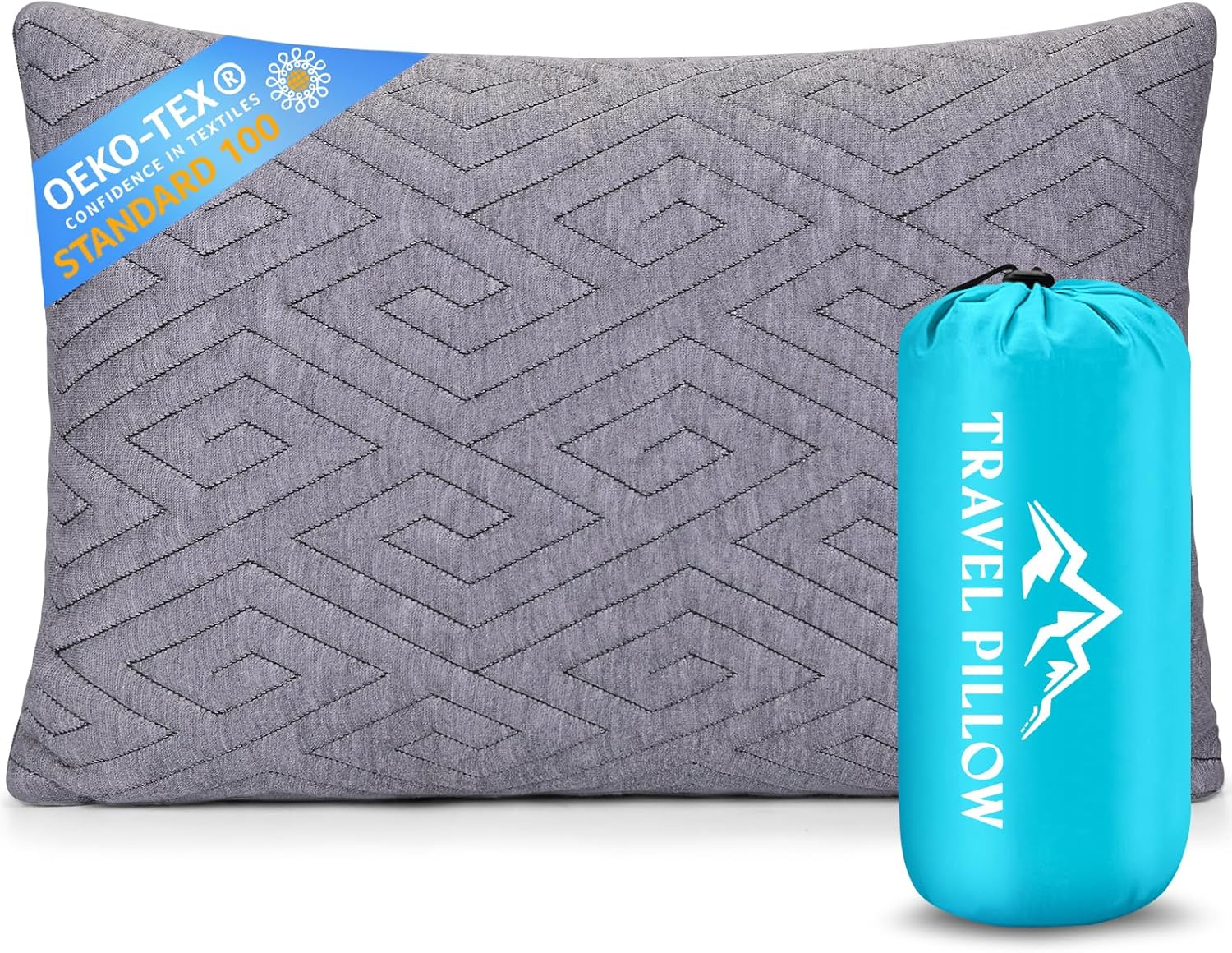 Memory foam travel pillow