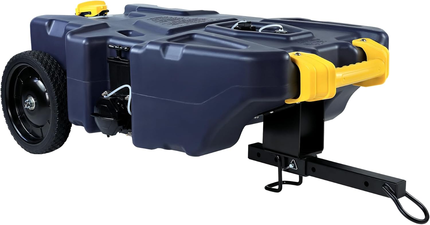 RV sewer management - portable black water tank