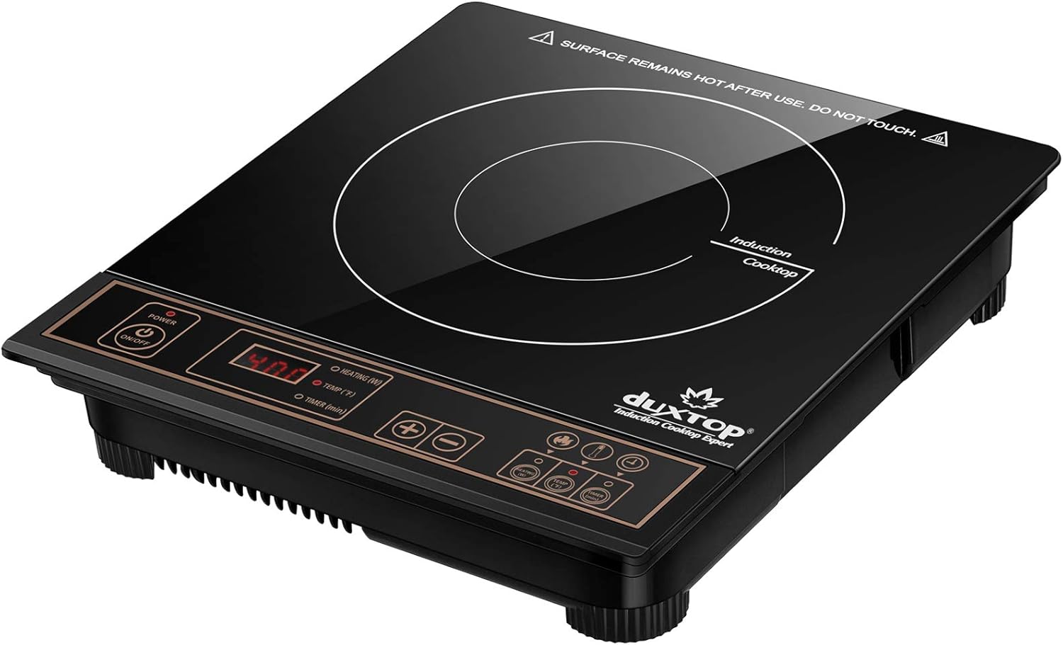Portable induction cooktop for RV cooking