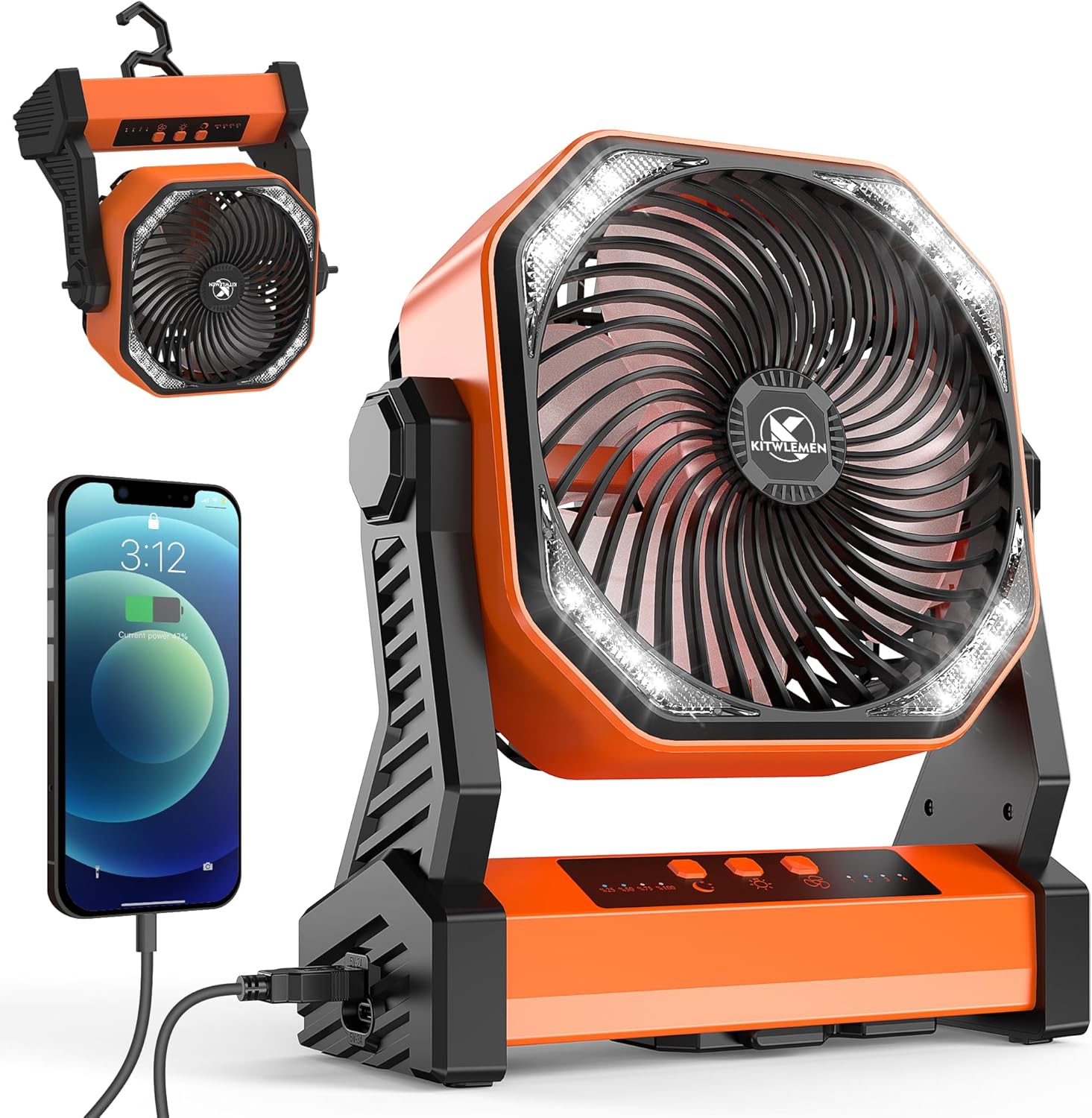Portable fan for RVs