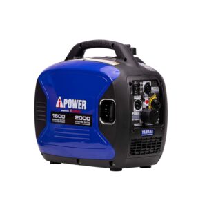 A-iPower Portable Inverter Generator, 2000W Ultra-Quiet Powered By Yamaha Engine RV Ready, EPA Compliant, Ultra Lightweight For Backup Home Use, Tailgating & Camping (SC2000i)