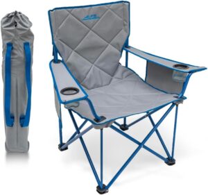 ALPS Mountaineering King Kong Camping Chairs for Adults with Mesh Cup Holders and Pockets, Built Durable and Reliable with Compact Foldable Steel Frame ALPS Mountaineering King Kong Camping Chairs for Adults with Mesh Cup Holders and Pockets, Built Durable and Reliable with Compact Foldable Steel Frame