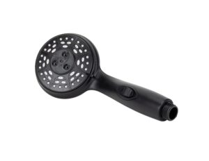 Camco RV/Marine Shower Head | Features Convenient On/Off Switch for Water Efficient Showers | 5 Spray Patterns | Black (43743) Camco RV/Marine Shower Head | Features Convenient On/Off Switch for Water Efficient Showers | 5 Spray Patterns | Black (43743)