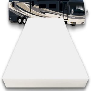 FoamRush 3-Inch Bunk (48" x 80") High Density Foam RV Mattress Replacement, Medium Firm, Pressure Relief Support, Travel Camper Trailer Truck, Made in USA, CertiPUR-US...