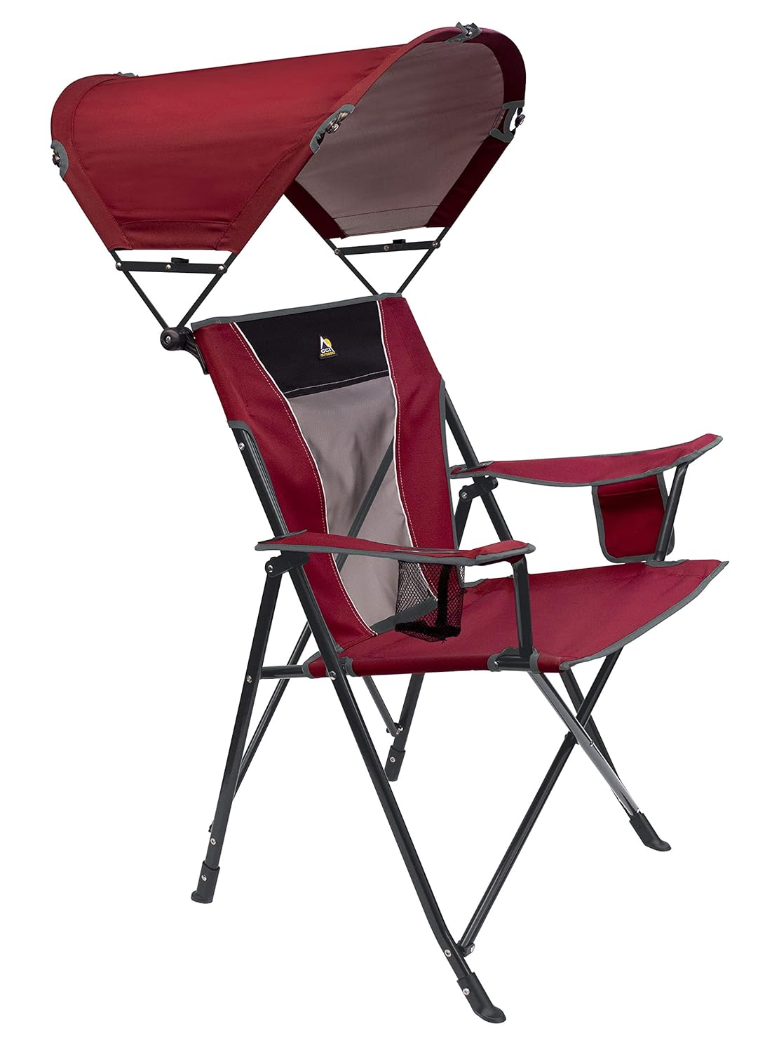 GCI Outdoor Sunshade Comfort Pro Chair, Cinnamon Red