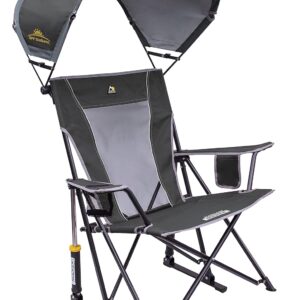 GCI Outdoor Sunshade Rocker Outdoor Rocking Chair with Canopy