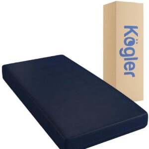 Kogler Premium 6-Inch Thick High-Density Foam Semi-Truck & RV Mattress with Gel-Infused Memory Foam - Luxury Comfort on The Road, 36X80, Navy