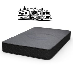 Lounj 10" Classic Gel Memory Foam RV Mattress, Queen 60x80 – Medium-Firm, Cooling, CertiPUR-US Certified, Fiberglass-Free – Made in USA for Campers, Trailers, Motorhomes, Airstream