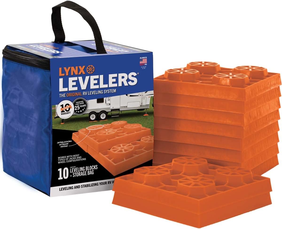 Heavy Duty Plastic Leveling Blocks Set - Best Leveling Blocks for RV