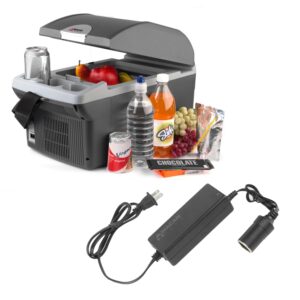 Wagan Electric Cooler & Warme 14 Liter Cooler 12V DC Portable Thermoelectric Fridge 110V AC Home Power Cord & 12V Car Adapter for Camping, Travel, Road Trip and Gift