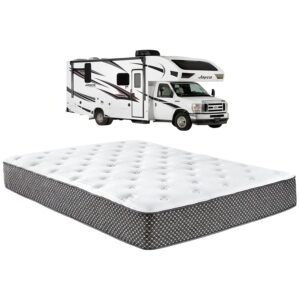 WanderRest Cool Hybrid 12" RV Mattress with Cooling Gel Memory Foam (Full-53x75) Plush-Medium