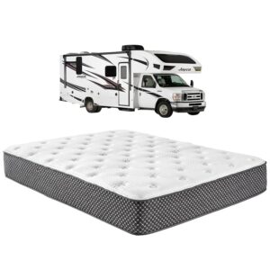 WanderRest Cool Hybrid 12" RV Mattress with Cooling Gel Memory Foam (King-76x80)