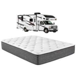 WanderRest Cool Hybrid 12" RV Mattress with Cooling Gel Memory Foam (RV King-70x80) Plush-Medium
