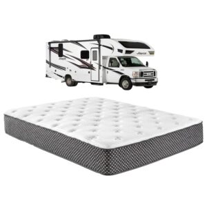 WanderRest Cool Hybrid 12" RV Mattress with Cooling Gel Memory Foam (RV King-72x80) Plush-Medium