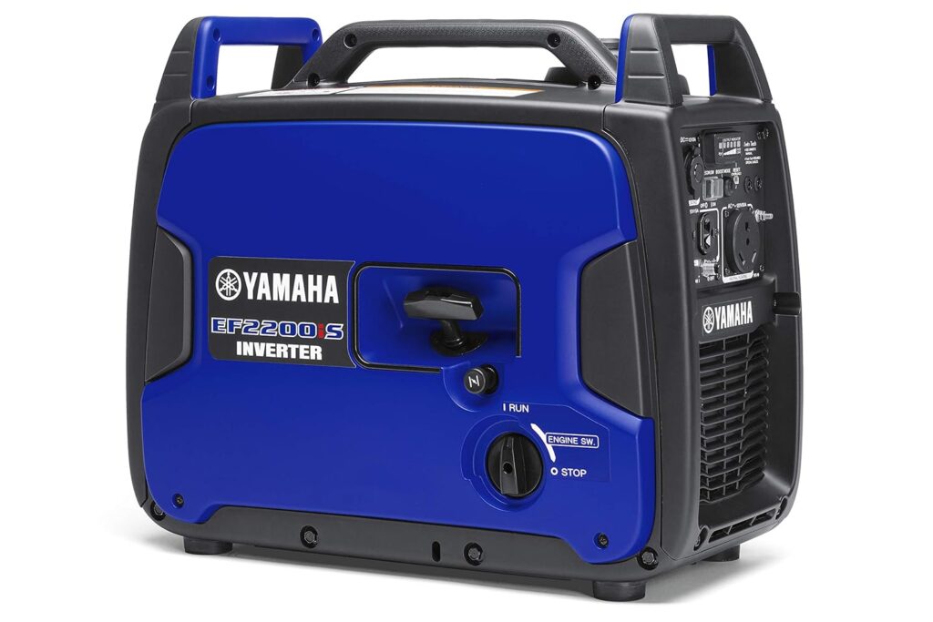 YAMAHA EF2200iS Inverter Generator, 2200 Watts, Blue YAMAHA EF2200iS Inverter Generator, 2200 Watts, Blue